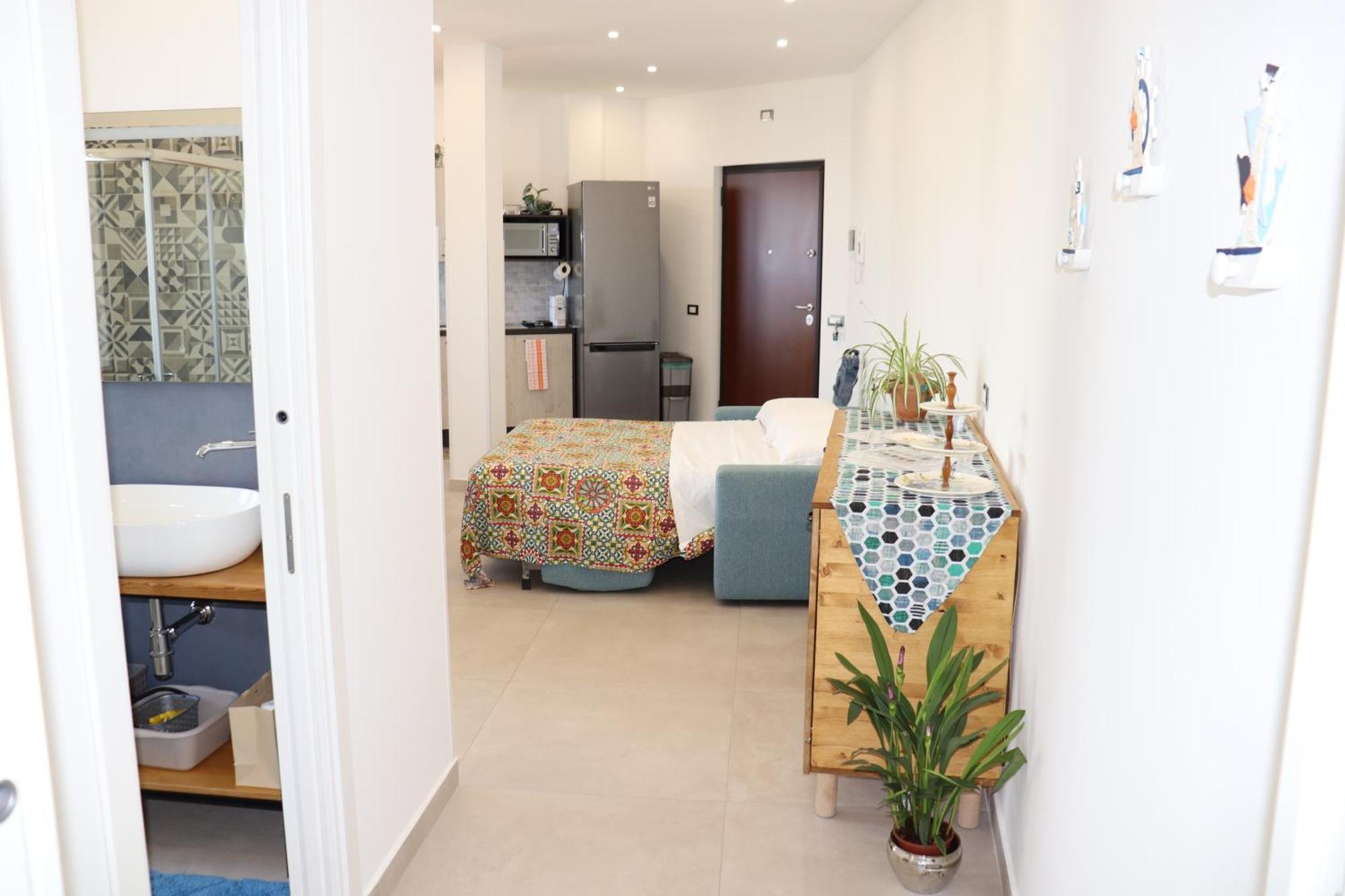 Rineddahouse Arenella - Vista Mare Panoramica A Palermo Con Parcheggio Privato公寓 外观 照片